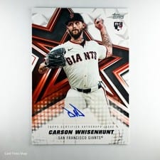 2026 Topps Baseball Stars Autographs Carson Whisenhunt #BSA-CWH card