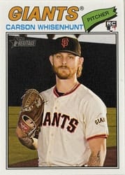 2026 Topps Heritage Base Set Carson Whisenhunt #79 card