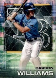 2021 Bowman's Best Base Set Carson Williams #57 card