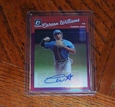 2023 Donruss Optic Retro 1990 Signatures Carson Williams #1990-CW card