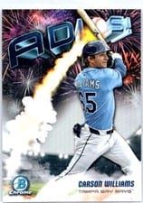 2025 Bowman Chrome Adios Carson Williams #AD-21 card