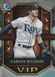 2025 Bowman Very Important Prospects Carson Williams #VIP-1 card