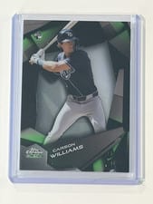 2026 Topps Chrome Black Depth of Darkness Carson Williams #DOD-7 card