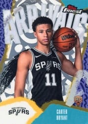 2025-26 Finest Arrivals Carter Bryant #A-14 card