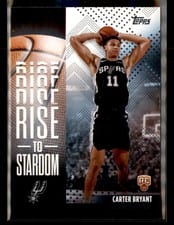 2025-26 Topps Rise to Stardom Carter Bryant #RTS-14 card