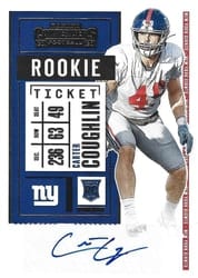 2020 Panini Contenders Base Set Carter Coughlin #272 card