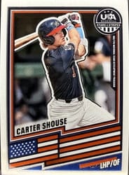2026 Panini Stars & Stripes Prizm Base Set Carter Hadnot #11 card