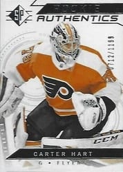 2018-19 SP Base Set Carter Hart #117 card