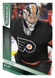 2019-20 Parkhurst Base Set Carter Hart #219 card