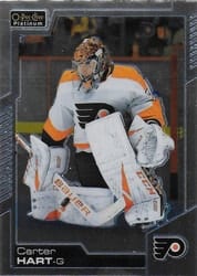 2020-21 O-Pee-Chee Platinum Base Set Carter Hart #16 card