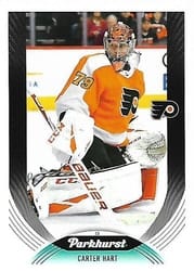 2020-21 Parkhurst Base Set Carter Hart #259 card