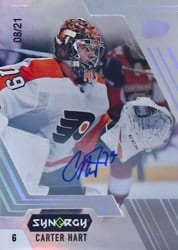 2020-21 Upper Deck Synergy Base Set Carter Hart #37 card