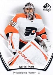 2021-22 SP Authentic Base Set Carter Hart #35 card