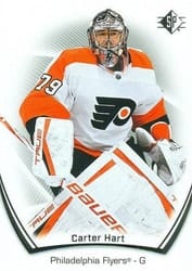 2021-22 SP Base Set Carter Hart #35 card
