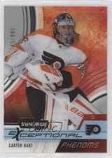 2021-22 Upper Deck Synergy Exceptional Phenoms Carter Hart #EP-CH card