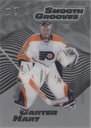 2022-23 Upper Deck Smooth Grooves Carter Hart #SG31 card