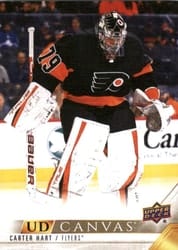 2022-23 Upper Deck UD Canvas Carter Hart #C181 card
