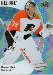 2023-24 Upper Deck Allure Base Set Carter Hart #20 card