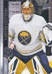 2020-21 Upper Deck Base Set Carter Hutton #22 card
