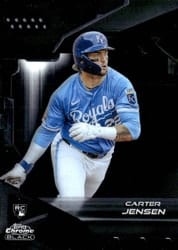 2026 Topps Chrome Black Base Set Carter Jensen #58 card