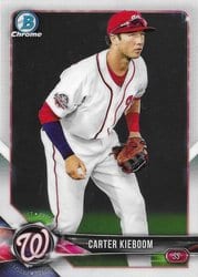 2018 Bowman Chrome Prospects Carter Kieboom #BCP192 card