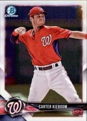 2018 Bowman Chrome Prospects Carter Kieboom #BCP7 card