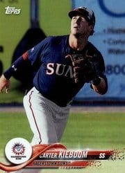 2018 Topps Pro Debut Base Set Carter Kieboom #6 card