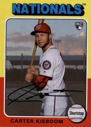 2019 Topps Archives Base Set Carter Kieboom #140 card