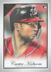 2019 Topps Gallery Base Set Carter Kieboom #108 card