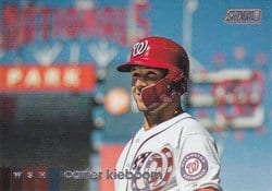 2020 Stadium Club Base Set Carter Kieboom #122 card