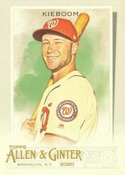 2020 Topps Allen & Ginter Base Set Carter Kieboom #169 card