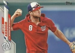 2020 Topps Base Set Carter Kieboom #440b card