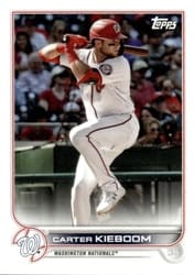 2022 Topps Mini Base Set Carter Kieboom #580 card