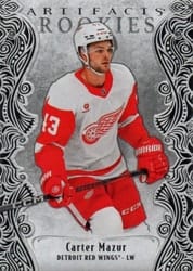 2025-26 Upper Deck Artifacts Base Set Carter Mazur #192 card