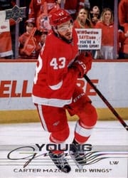 2025-26 Upper Deck Base Set Carter Mazur #204 card