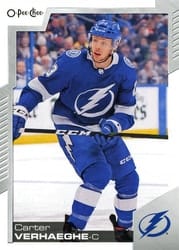 2020-21 O-Pee-Chee Base Set Carter Verhaeghe #168 card