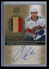 2023-24 Upper Deck The Cup Signature Materials Carter Verhaeghe #SM-CV card