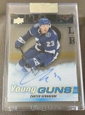2024-25 Upper Deck Clear Cut Rookie Tribute Autos Carter Verhaeghe #RA-CV card