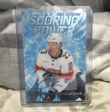 2025-26 Flair Scoring Power Autographs Carter Verhaeghe #SP-22 card