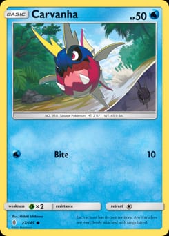 Guardians Rising Carvanha #27 card