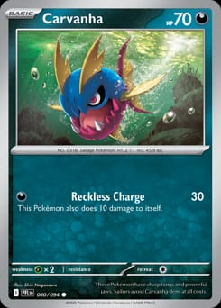 Phantasmal Flames Carvanha #60 card