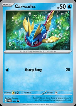 Scarlet & Violet Black Star Promos Carvanha #93 card