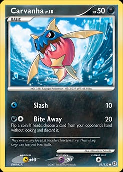 Secret Wonders Carvanha #81 card