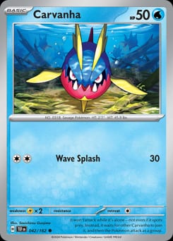 Temporal Forces Carvanha #42 card