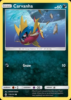 2019 Unbroken Bonds Carvanha #110