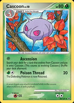 Platinum Cascoon #44 card