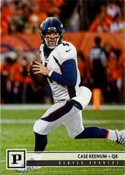 2018 Panini Base Set Case Keenum #86 card