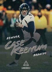 2018 Panini Luminance Base Set Case Keenum #98 card