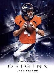 2018 Panini Origins Base Set Case Keenum #20 card