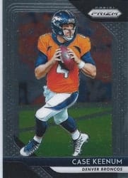 2018 Panini Prizm Base Set Case Keenum #141 card
